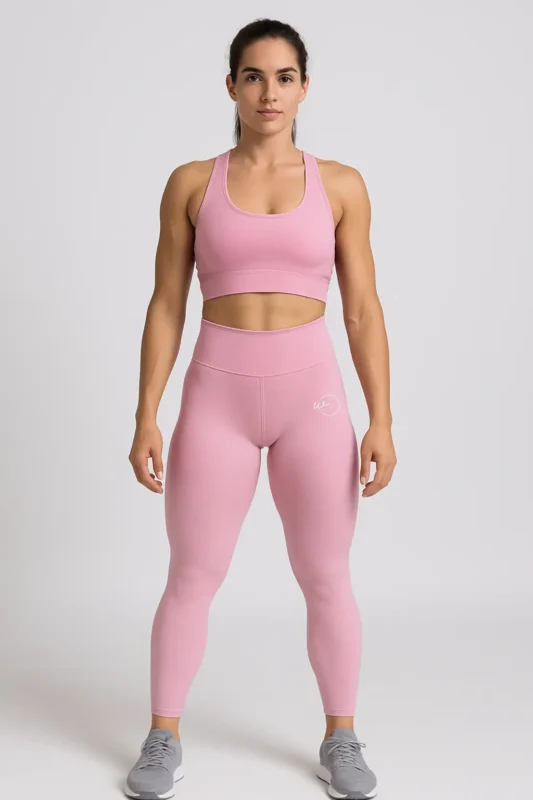 dusty pink leggings crossfit gym