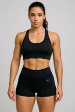 Women Shorts Black Crossfit Gym