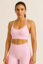 Women Sports Bra Dusty Pink Crossfit/Gym