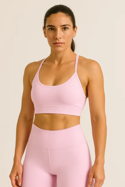 Women Sports Bra Dusty Pink Crossfit/Gym
