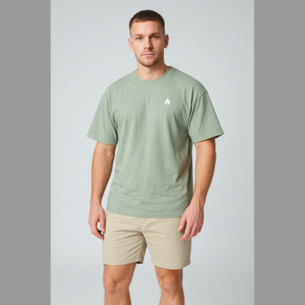 mens tshirt green wodfuel