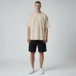 mens tshirt beige wodfuel