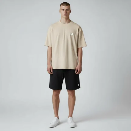 mens tshirt beige wodfuel