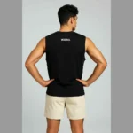 sleeveless tshirt black