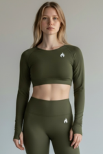 Long Sleeve Olive Green