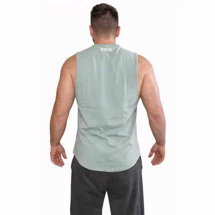 Sleeveless Men's T-shirt Pistachio