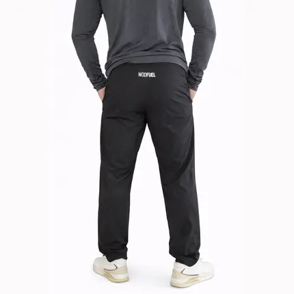 Men’s Windproof Sweat Pants – Black