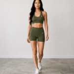 Sculpt Halter Bra - Green