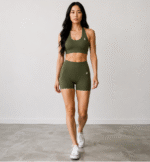 Sculpt Halter Bra - Green