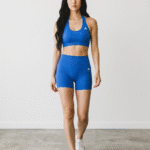 Sculpt Halter Bra - Electric Blue