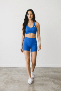 Sculpt Halter Bra - Electric Blue