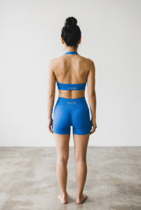 Sculpt Halter Bra - Electric Blue - Image 2