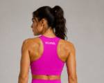 Racerback Bra - Power Pink - Image 2