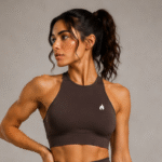 Racerback Bra - Dark cocoa