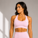 Sculpt Halter Bra - Dusty pink