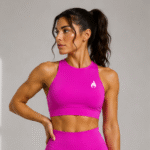 Racerback Bra - Power Pink